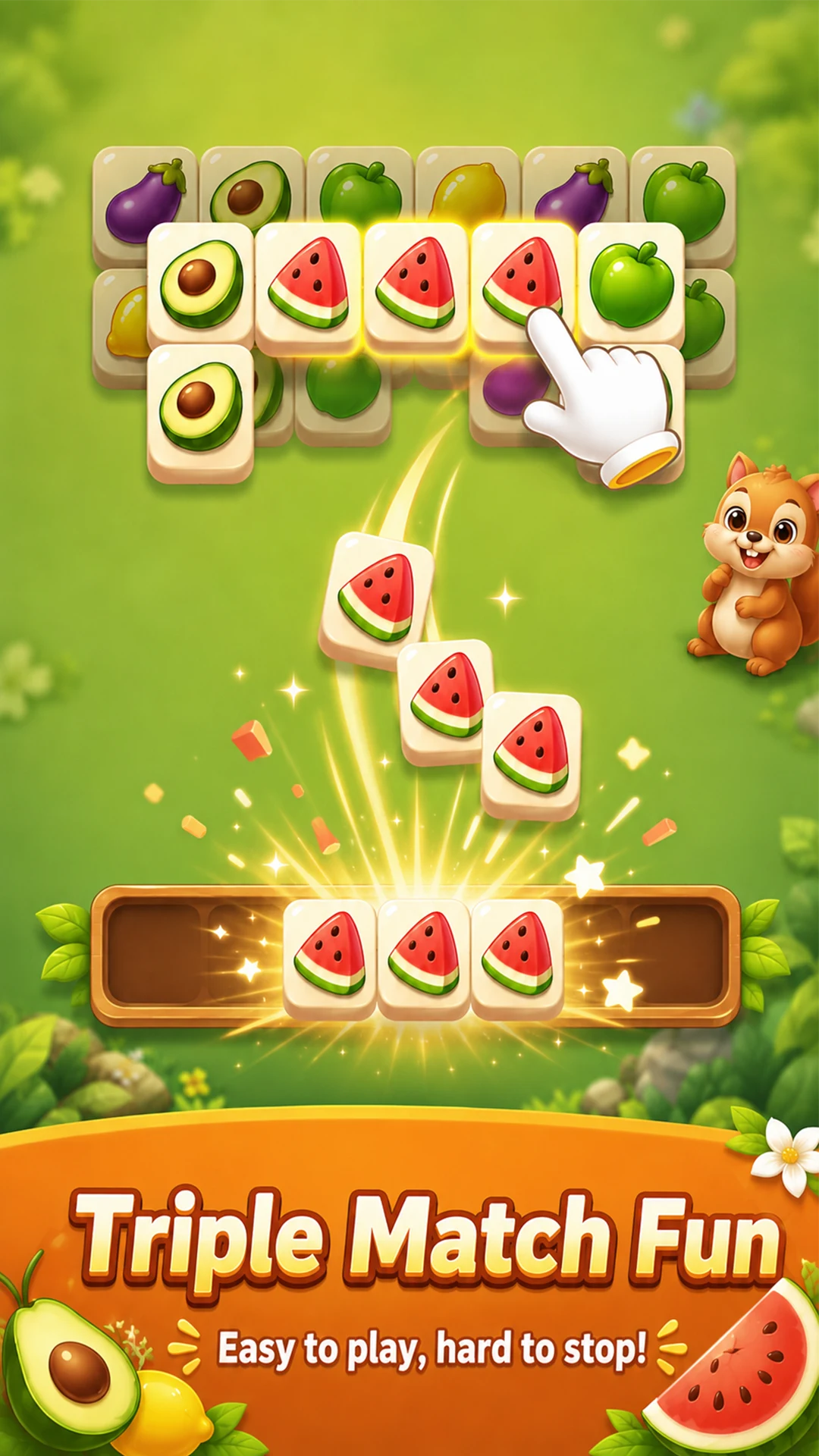 Juicy Trio Tile Match screenshot